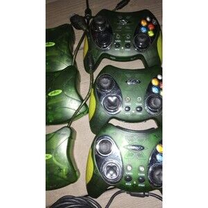 3 Intec Original Xbox Controller (green and black)